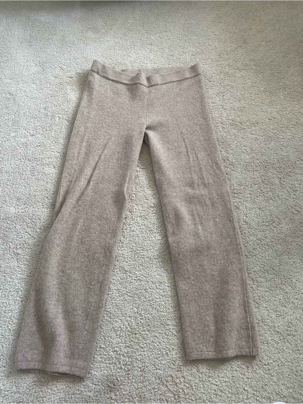 Taupe Cashmere Pants